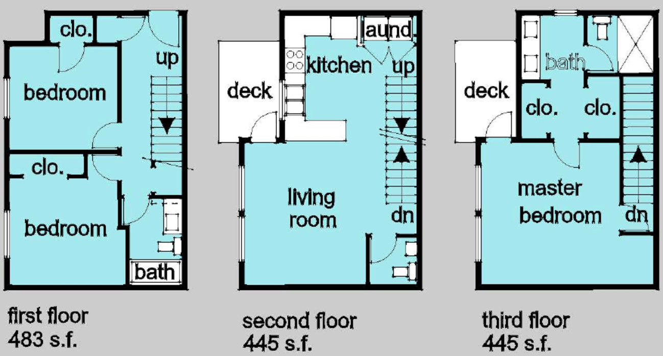 3 bedroom floorplan image 3 bedroom floorplan image